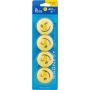 Magnesy Tetis 4cm Buźki Żółte, 4szt - 3